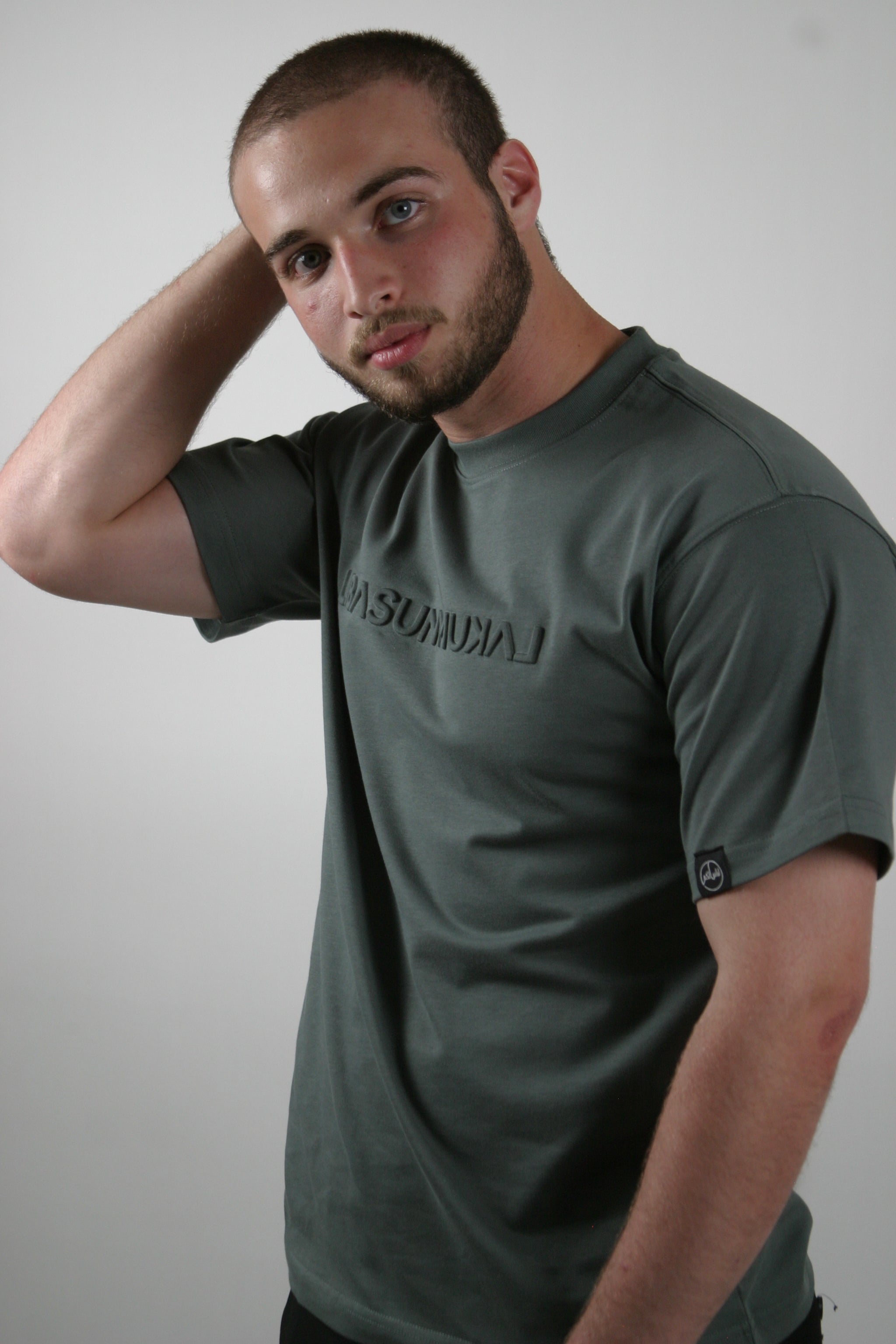 The Mirrored Signature Tee - Green