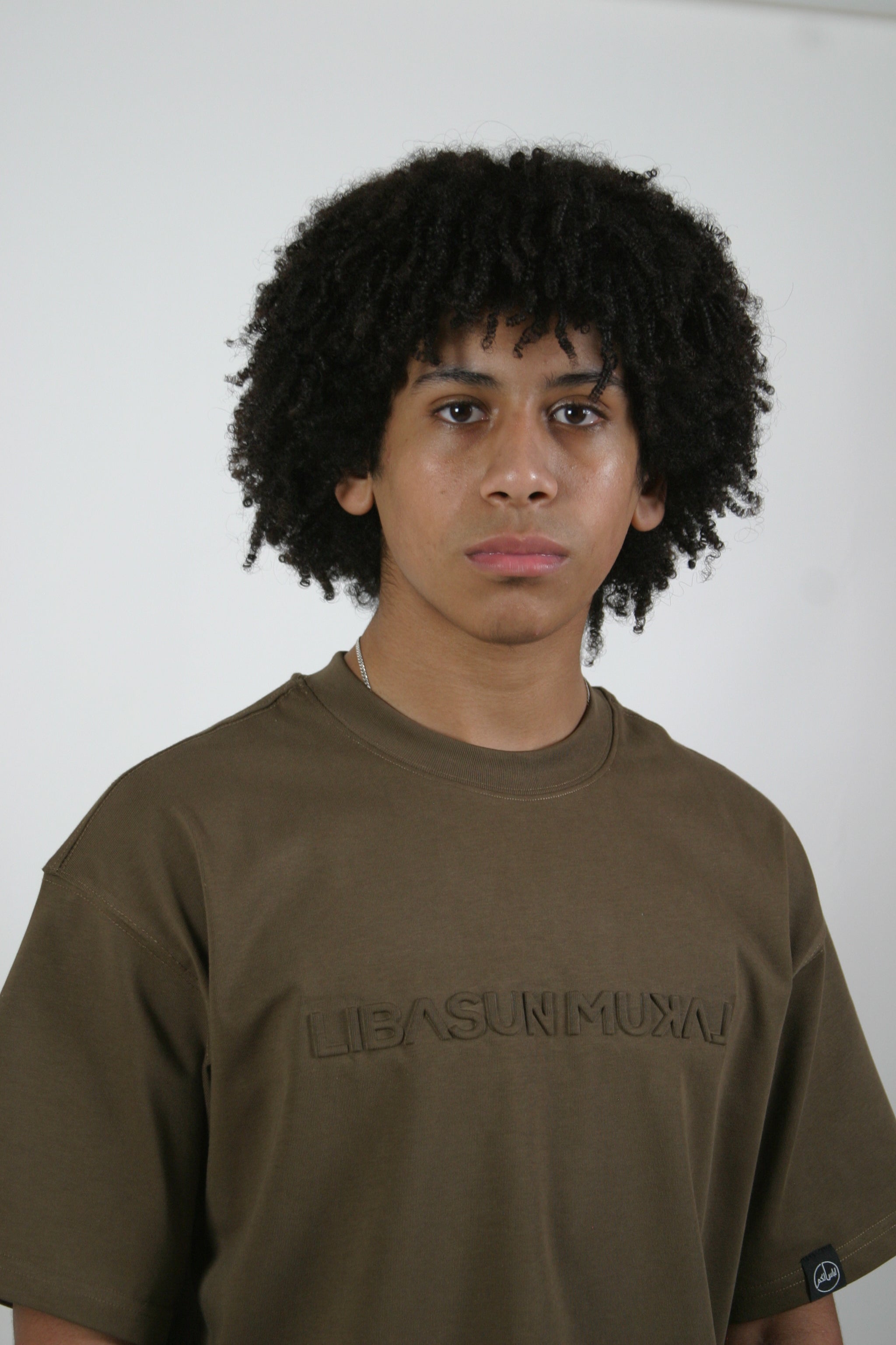 The Mirrored Signature Tee - Brown