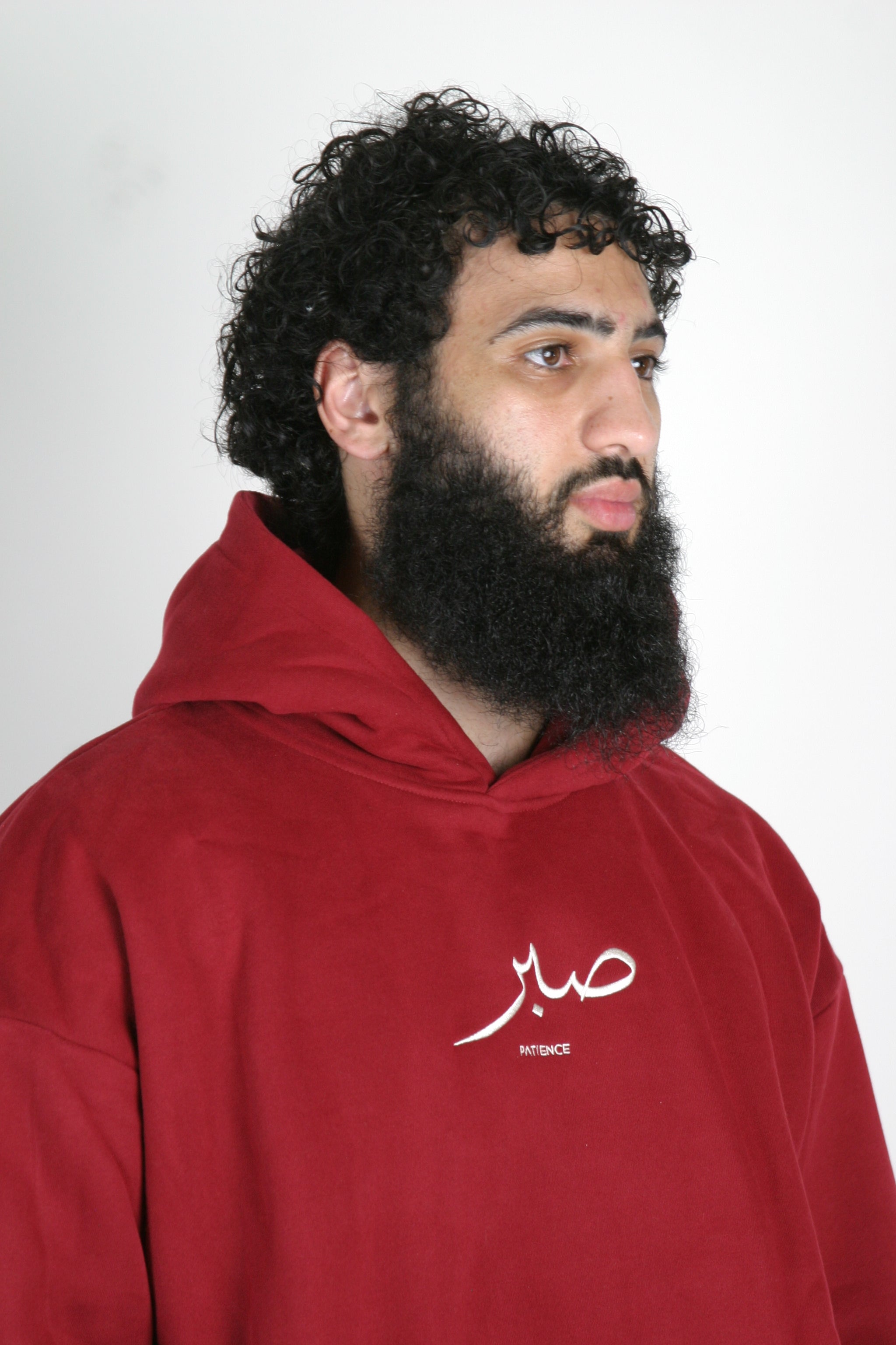 The Patience Hoodie - Burgundy