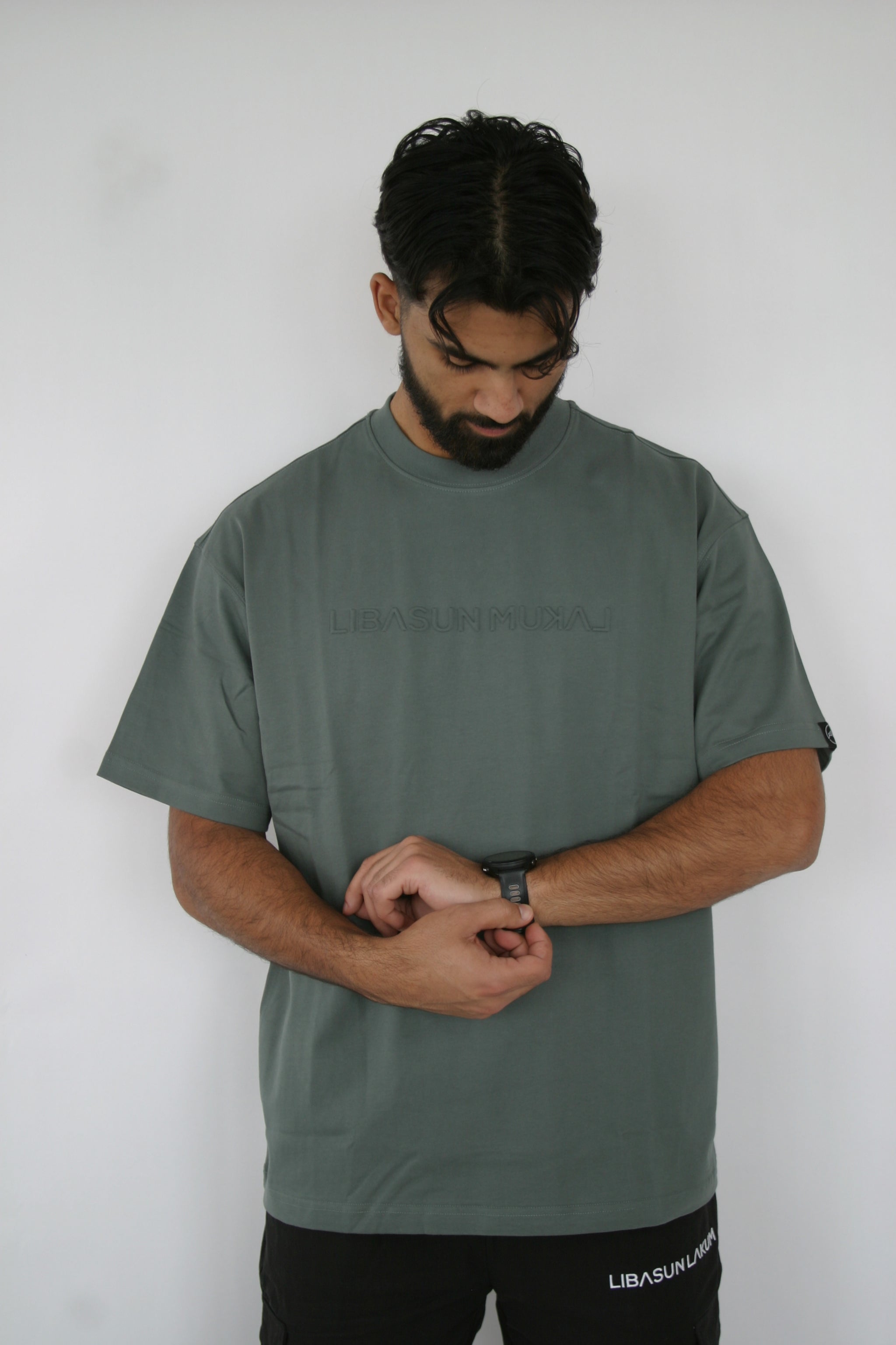 The Mirrored Signature Tee - Green