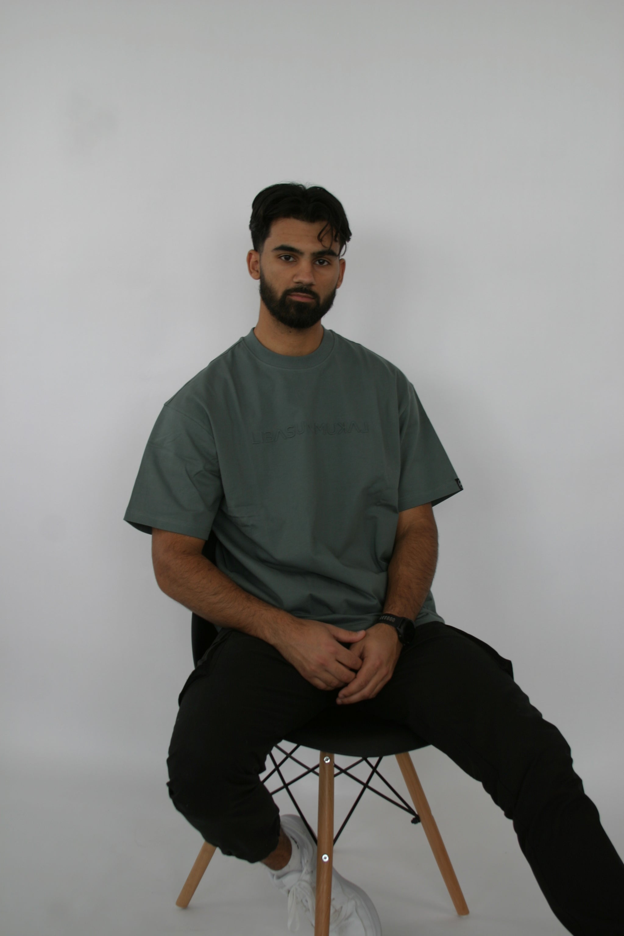 The Mirrored Signature Tee - Green