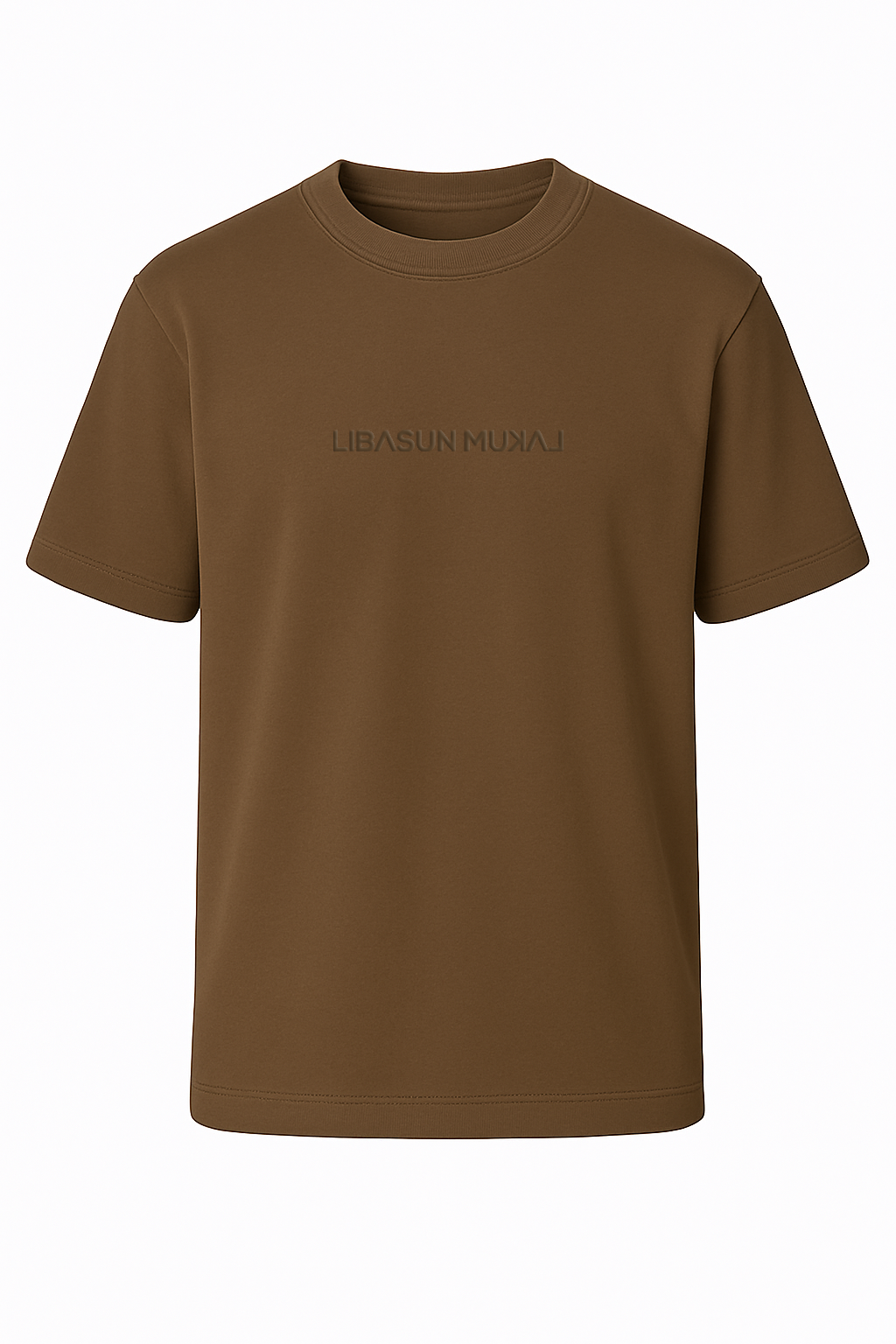 The Mirrored Signature Tee - Brown