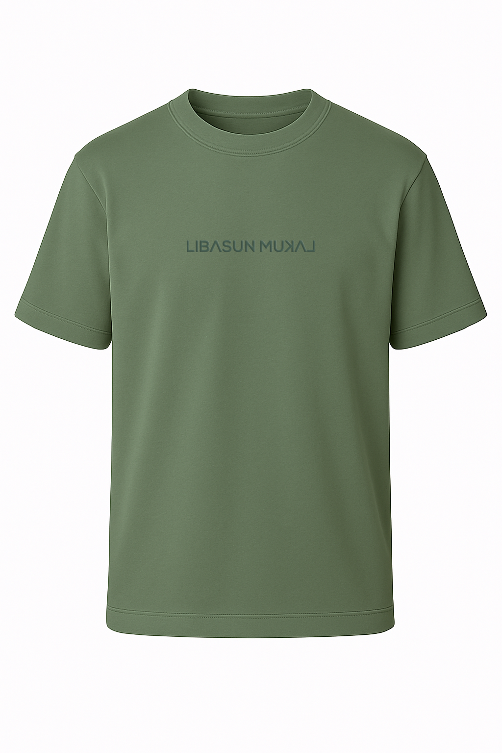 The Mirrored Signature Tee - Green