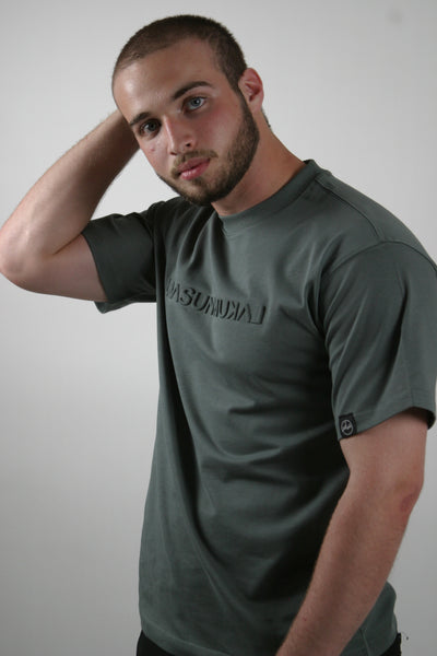 The Mirrored Signature Tee - Green