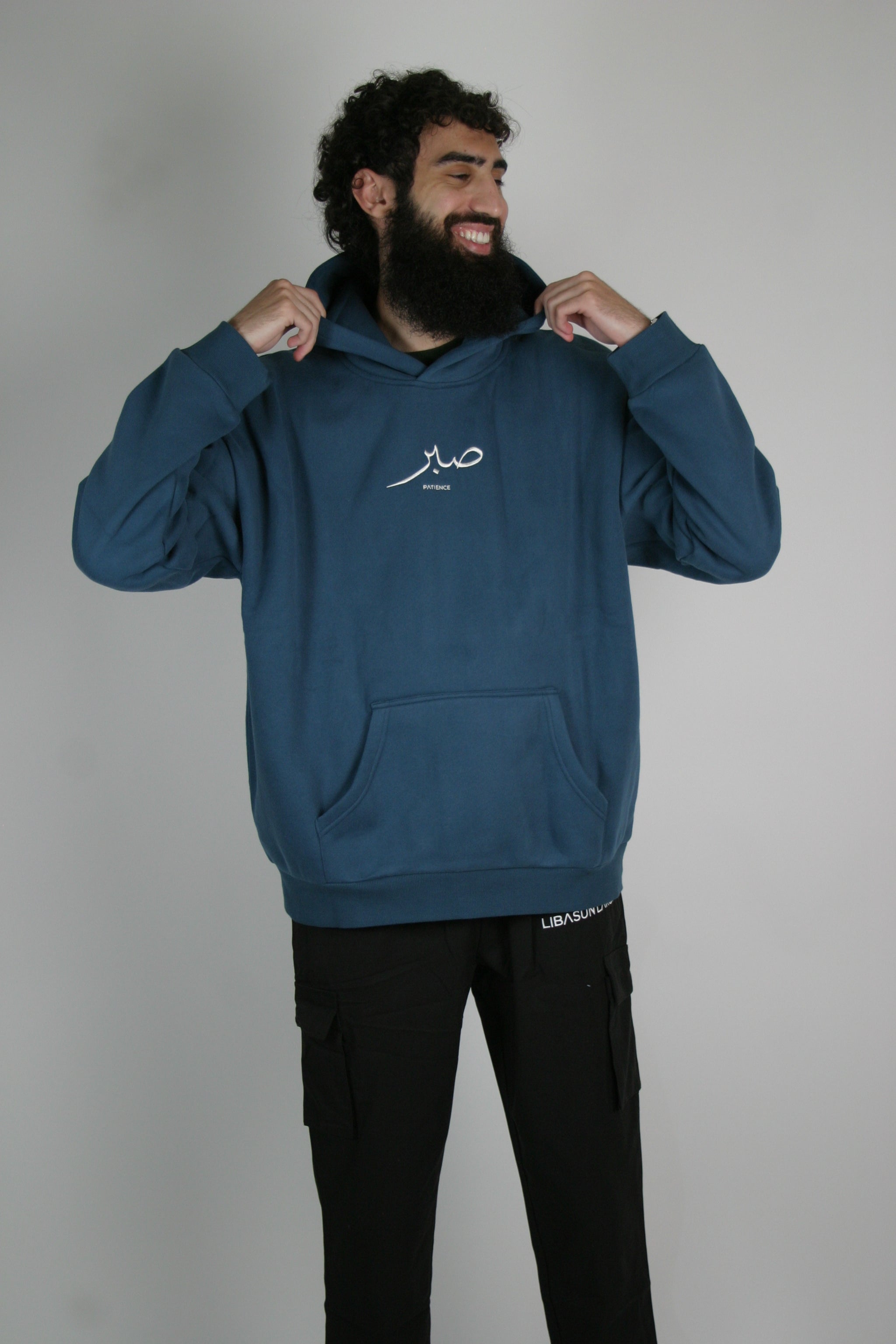 The Patience Hoodie - Deep Cerulean