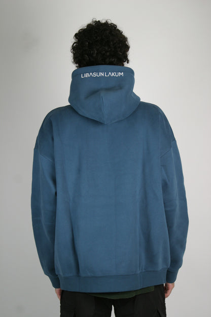 The Patience Hoodie - Deep Cerulean