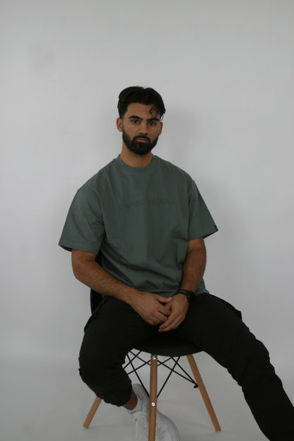 The Mirrored Signature Tee - Green