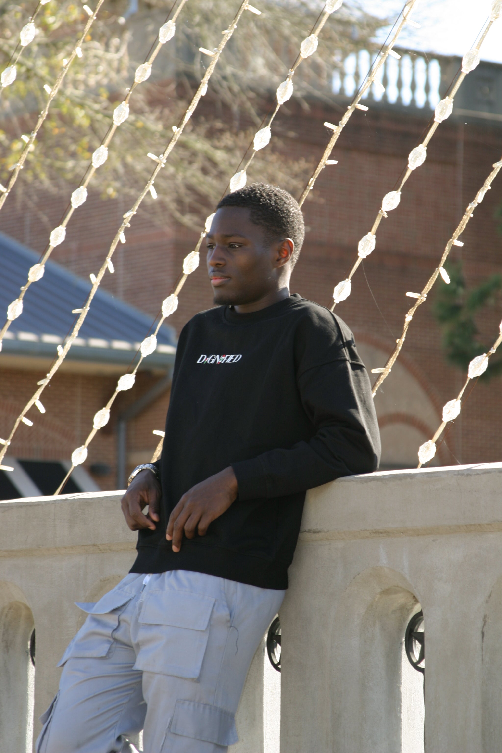 The Dignified Sweatshirt - Black