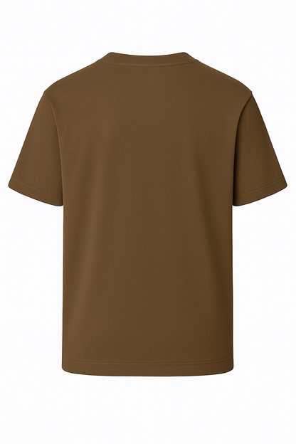 The Mirrored Signature Tee - Brown